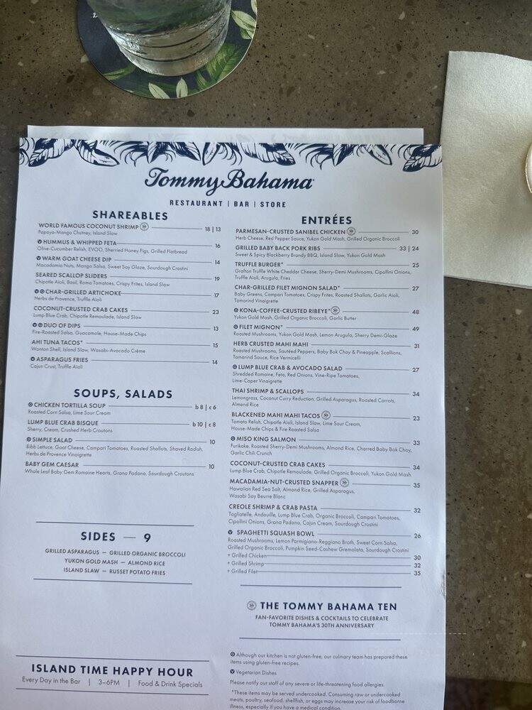 Tommy Bahama's Restaurant & Bar - Sandestin - Miramar Beach, FL
