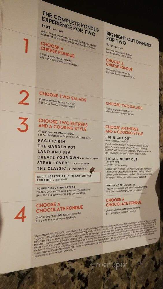 The Melting Pot - Farmingdale - Farmingdale, NY menu_pic