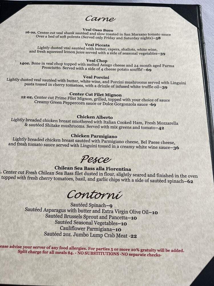 The Italian Barrel - New Orleans, LA menu_pic