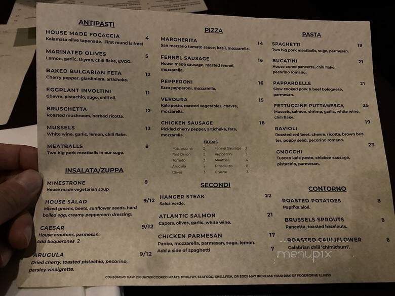 Rinata - Minneapolis, MN menu_pic