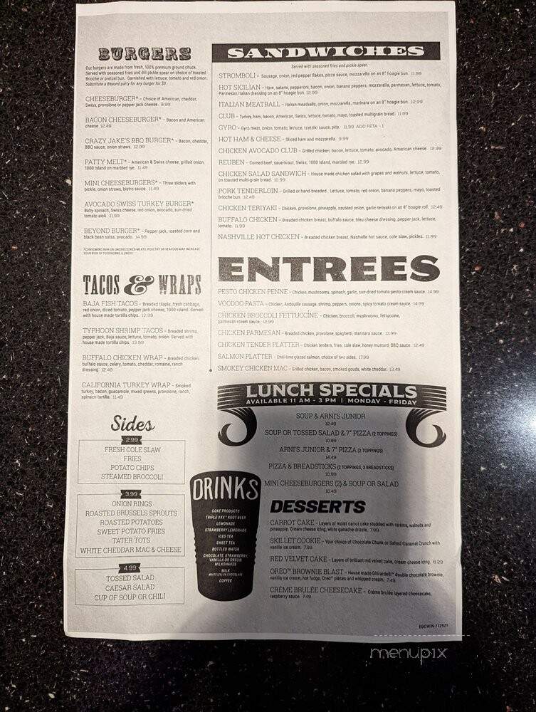 Arni's Greenwood - Greenwood, IN menu_pic