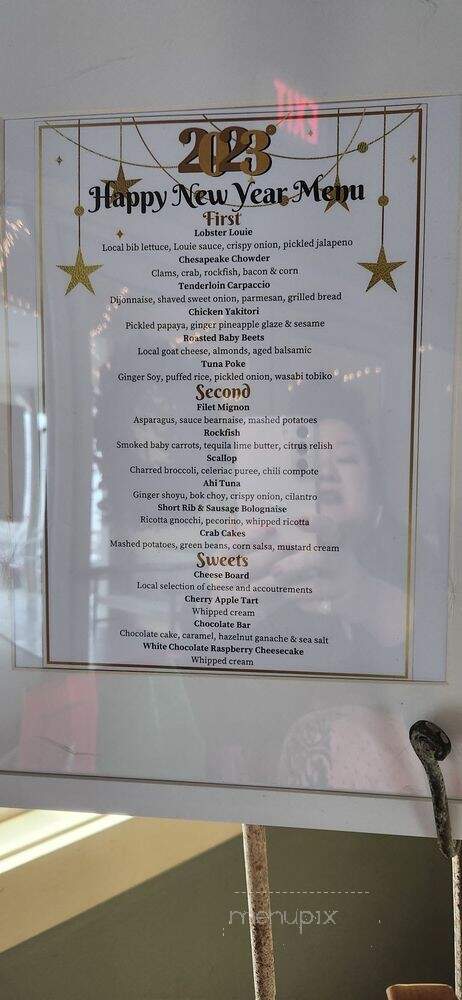 Severn Inn - Annapolis, MD menu_pic