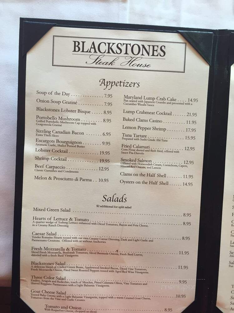 Blackstones Steakhouse - Connecticut - Norwalk, CT