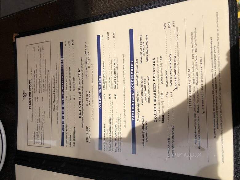 Pittsburgh Blue - Maple Grove, MN menu_pic