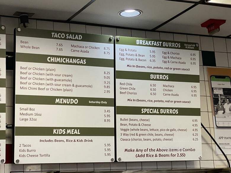 Carolina's Mexican - Peoria, AZ menu_pic