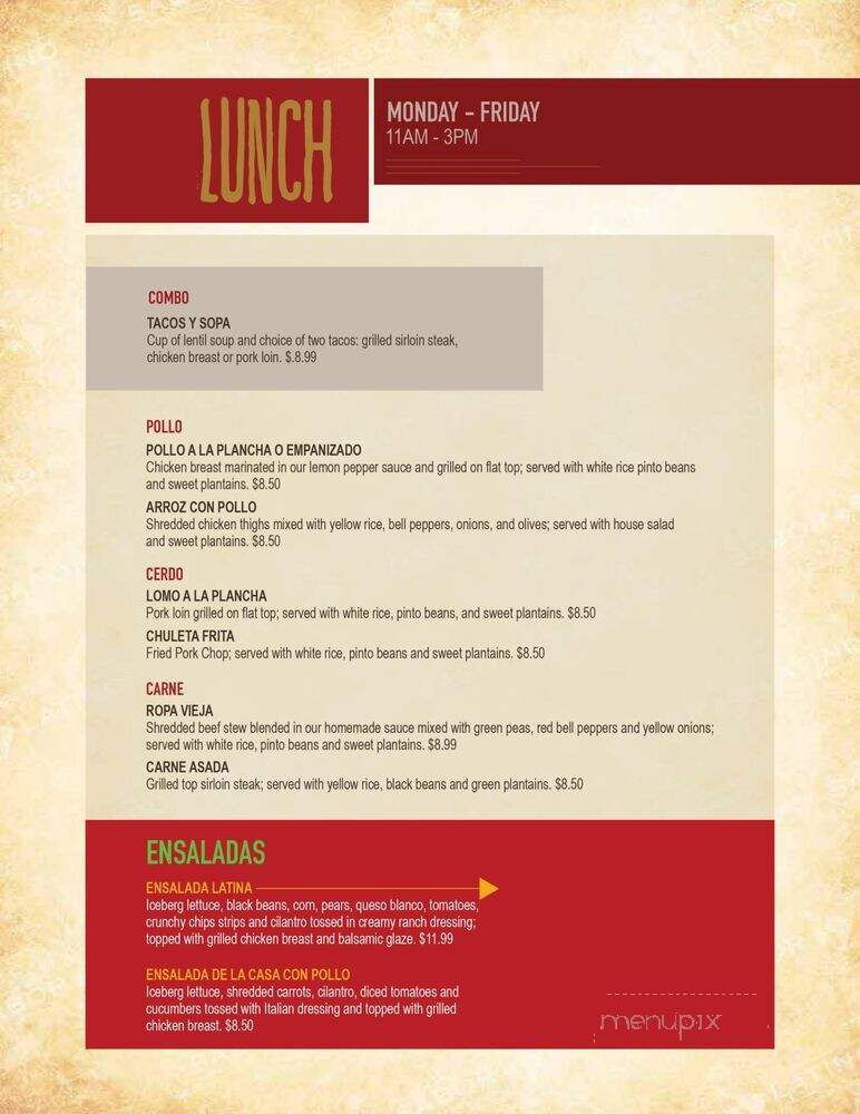 El Sabor Latino Restaurant - Palm Beach Gardens, FL