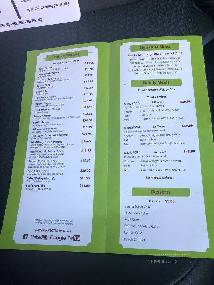 Victoria's Kitchen - Philadelphia, PA menu_pic