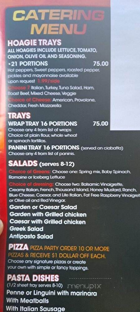 Zesto Pizza & Grill - Philadelphia, PA menu_pic
