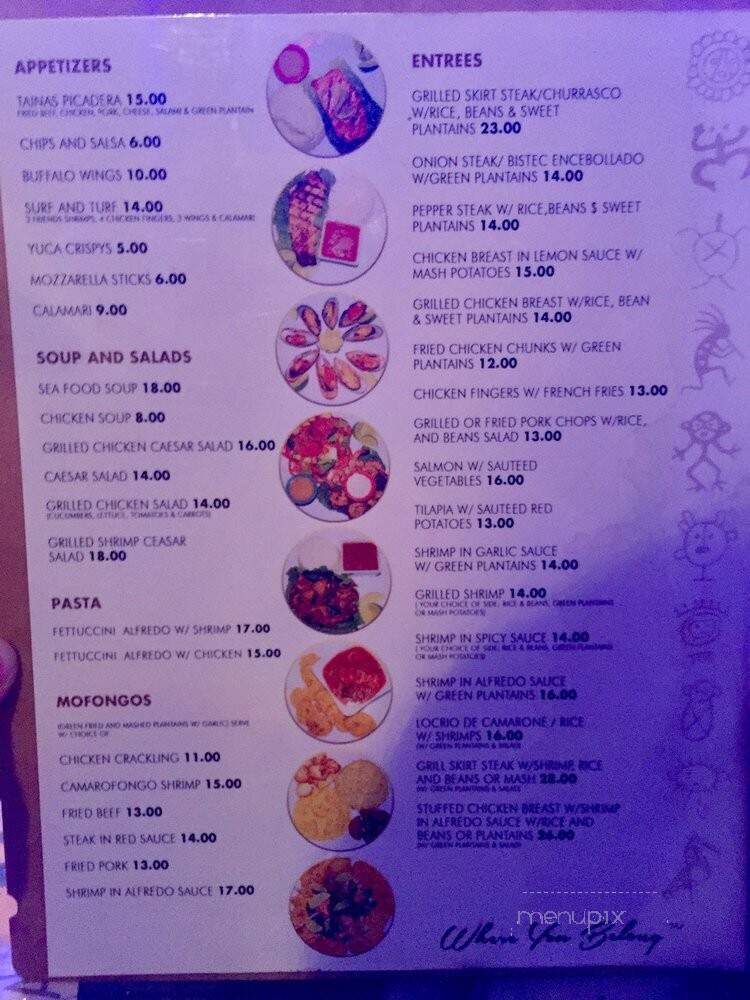 Tainas - Brooklyn, NY menu_pic