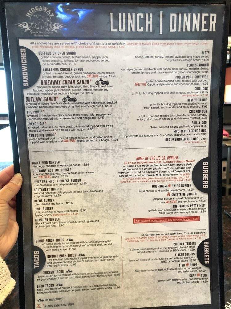 Harry's Meridian Grill - Meridian, ID menu_pic