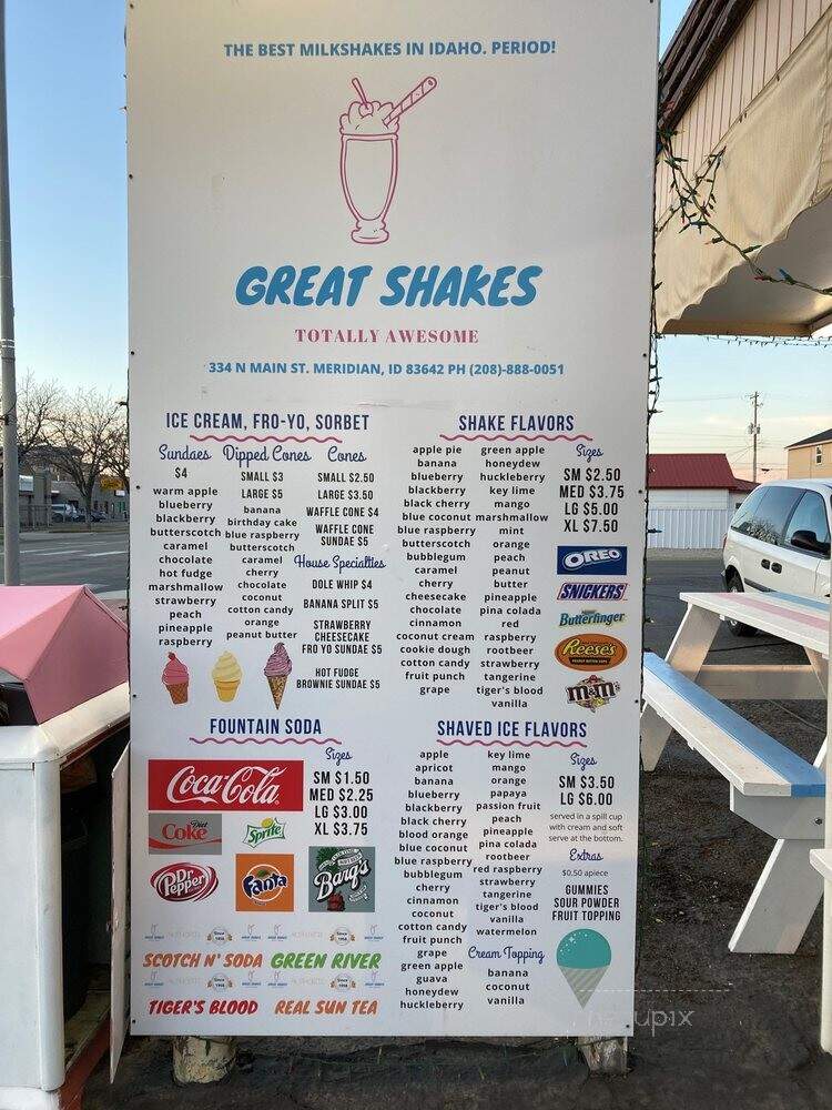 Hungry Onion Drive-In - Meridian, ID menu_pic