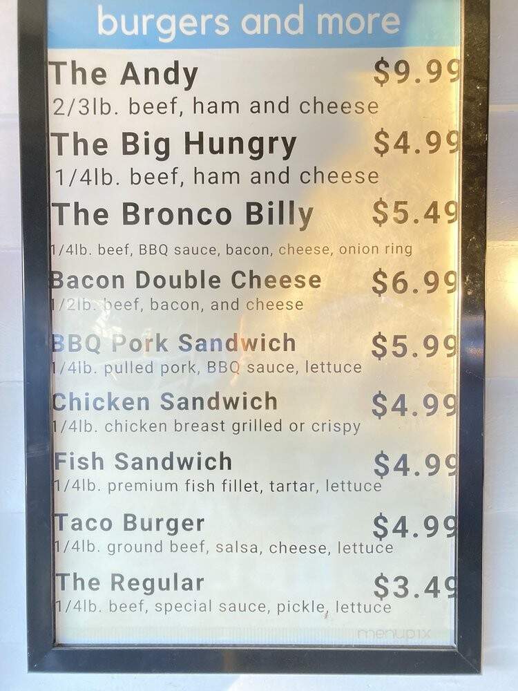 Hungry Onion Drive-In - Meridian, ID menu_pic