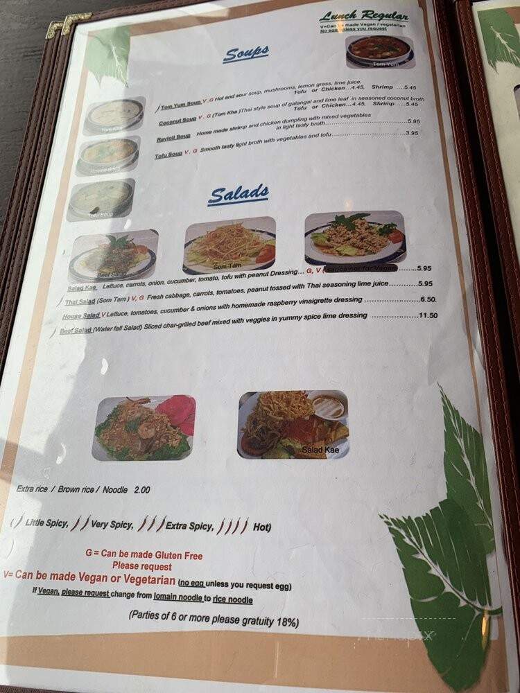 Nooddi-Thai Chef - Media, PA menu_pic