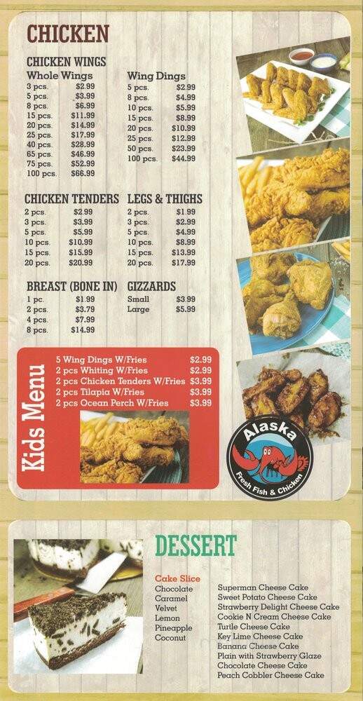 Fish Shack - Oak Park, MI menu_pic