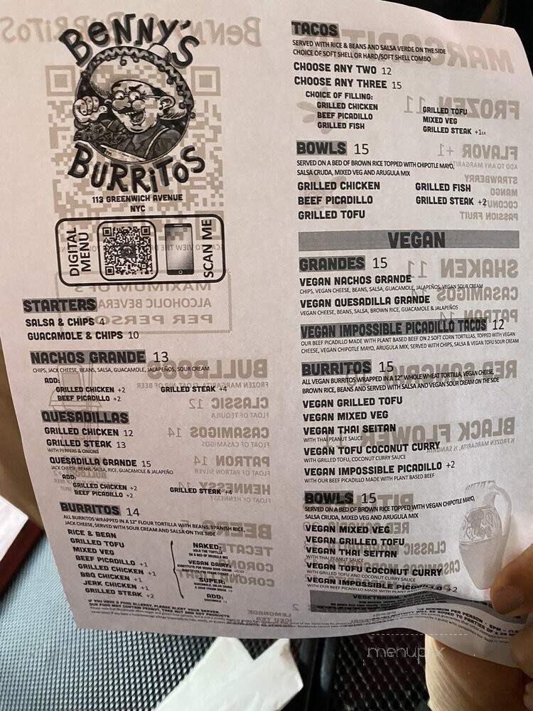 Benny's Burrito's - New York, NY
