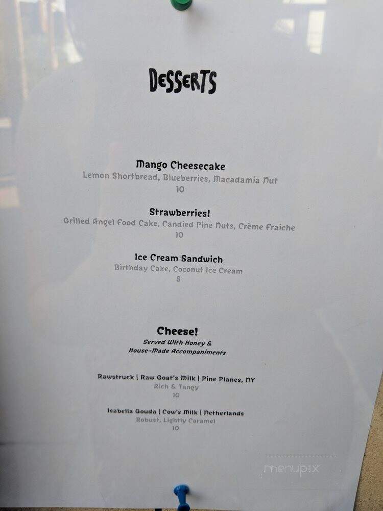 Bergamot - Somerville, MA menu_pic