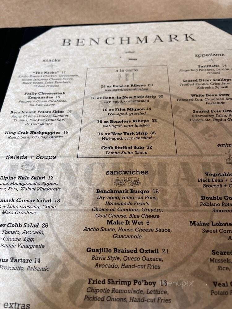 Benchmark - Brooklyn, NY menu_pic