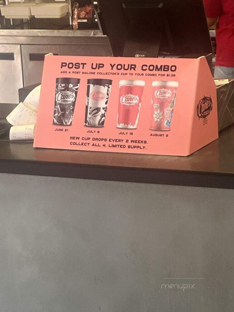 Raising Cane's - Boston, MA menu_pic