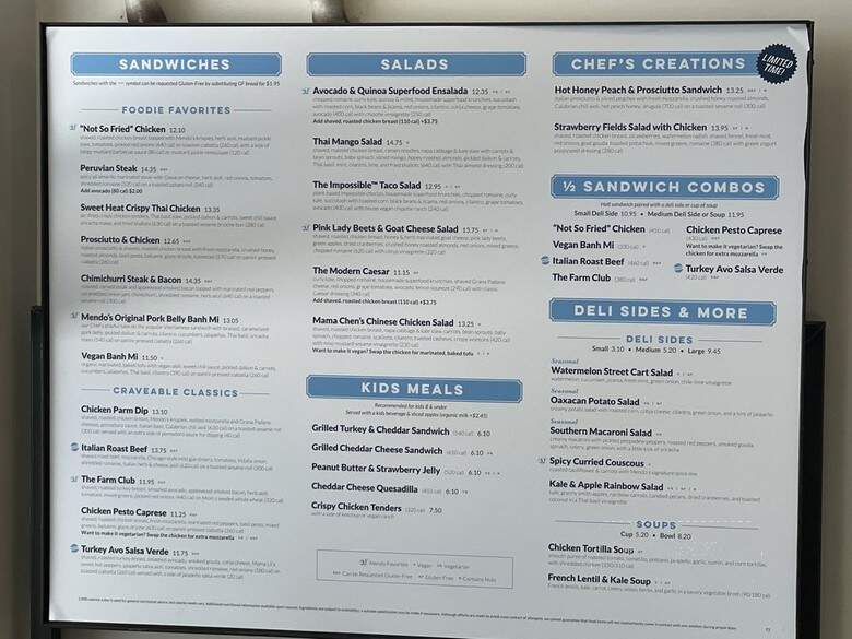 Mendocino Farms - Los Angeles, CA menu_pic