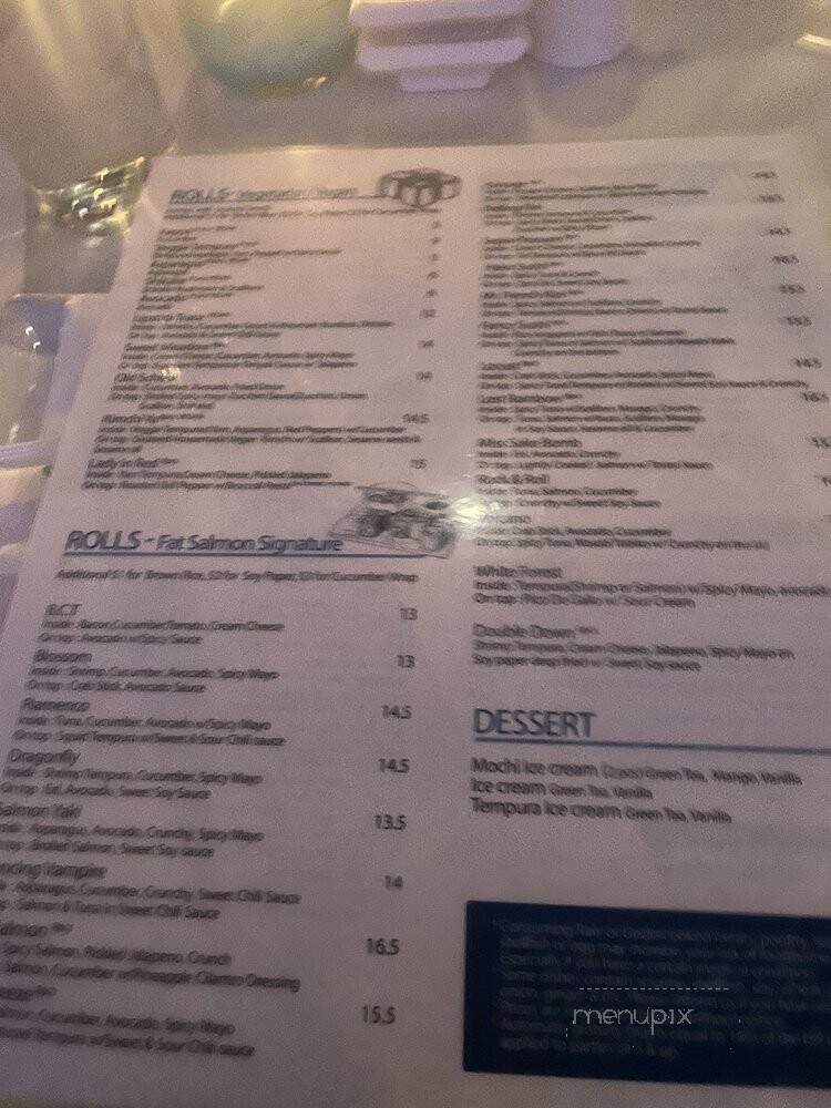 Fat Salmon - Philadelphia, PA menu_pic