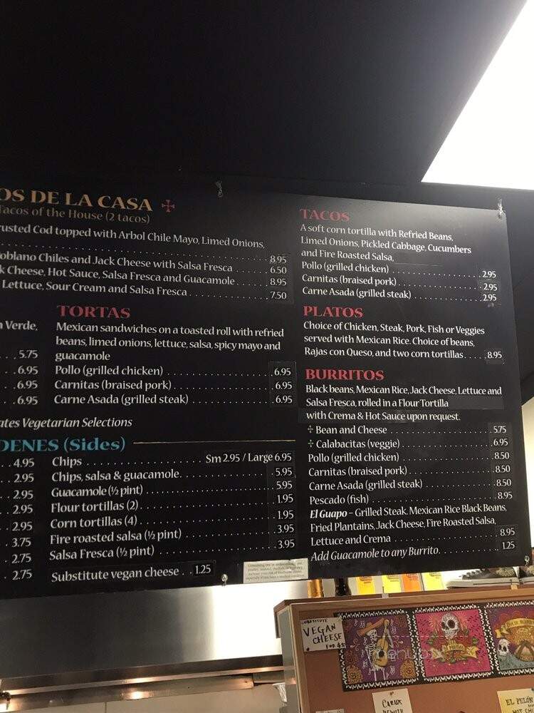 El Pelon Taqueria - Brighton, MA menu_pic