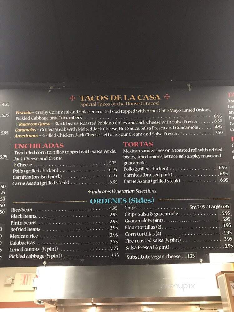 El Pelon Taqueria - Brighton, MA menu_pic