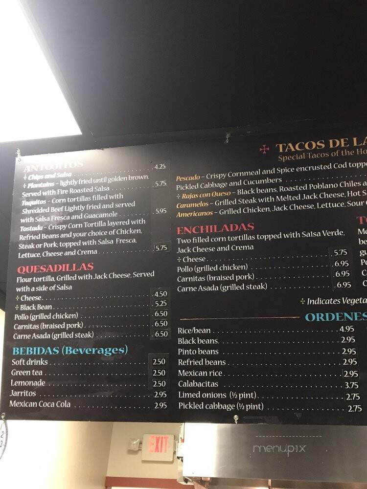 El Pelon Taqueria - Brighton, MA menu_pic