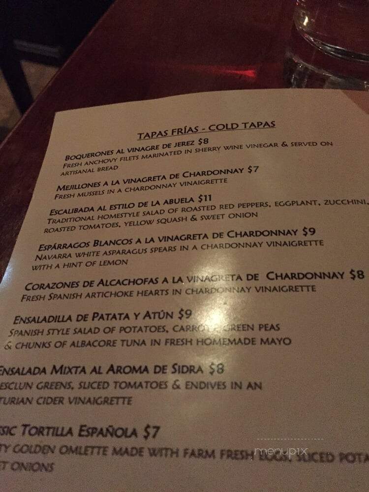 El Porron - New York, NY menu_pic