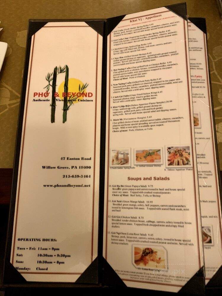 Pho And Beyond - Willow Grove, PA menu_pic