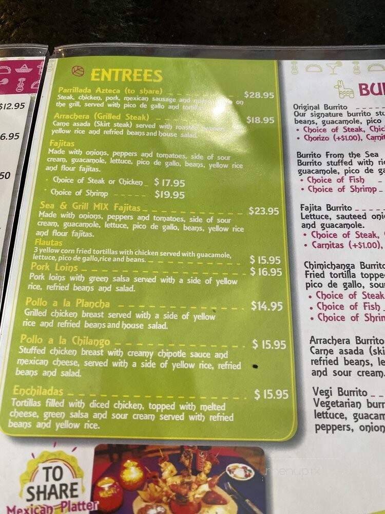 TaKitos Mexican Restaurant - Hollywood, FL menu_pic