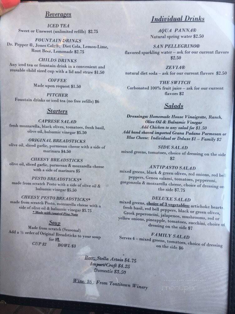 Fratelli's Wood-Fired Pizzeria - Siloam Springs, AR menu_pic