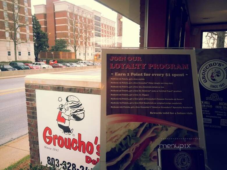 Groucho's Deli in Rock Hill - Rock Hill, SC menu_pic