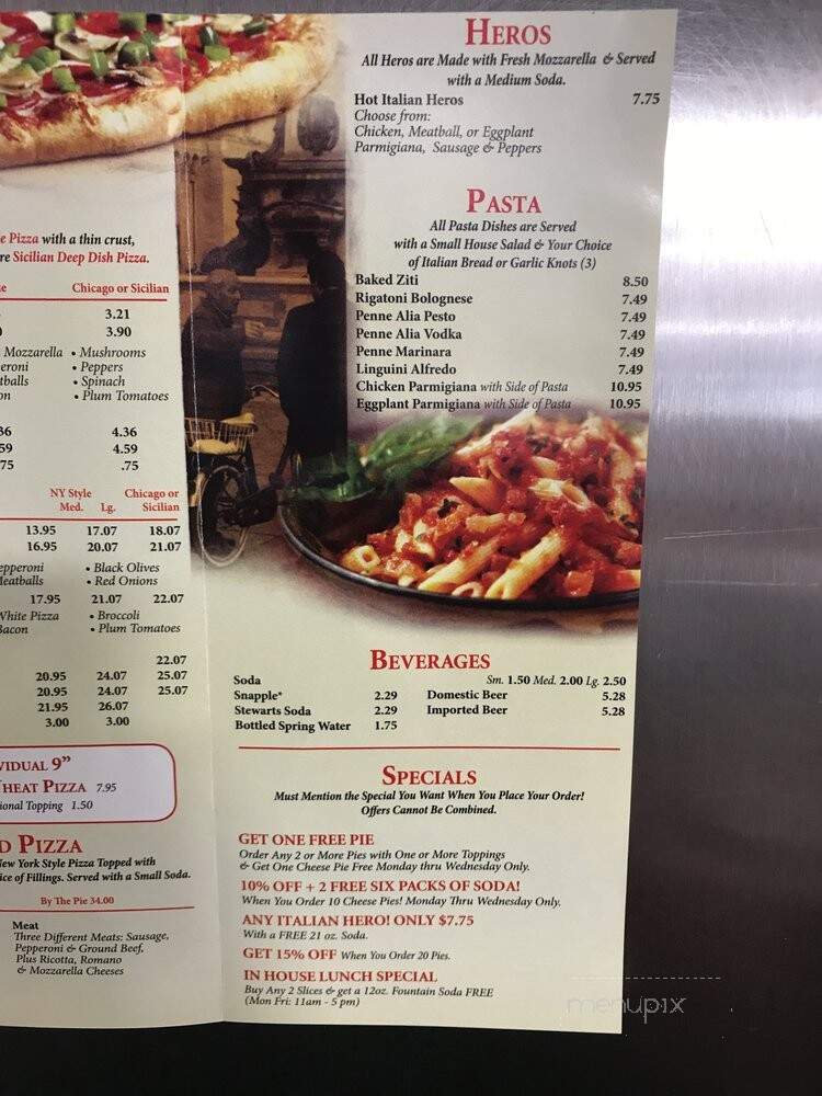 Bravo Pizza - New York, NY menu_pic