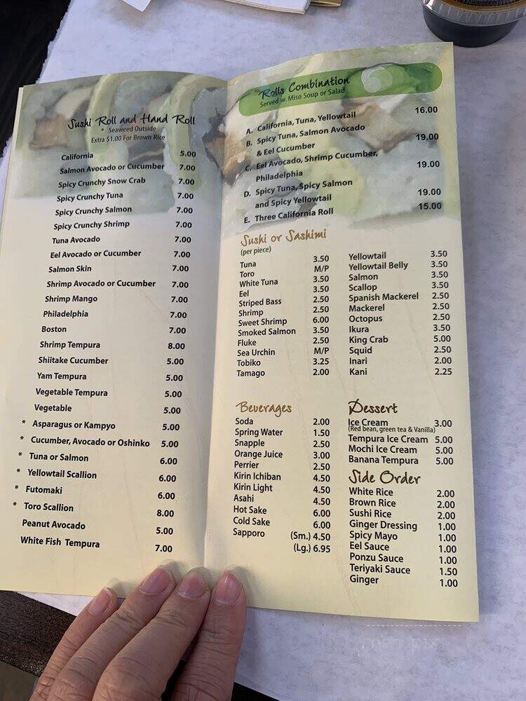 Nobi Sushi - New York, NY menu_pic