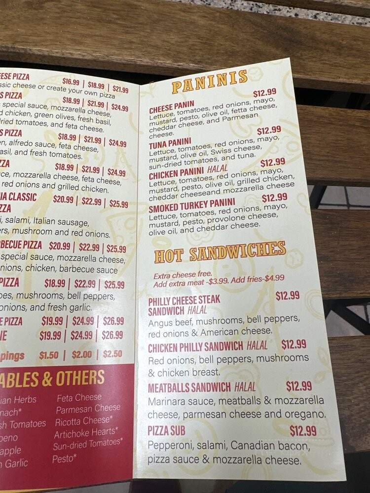 Lagos Pizza - San Francisco, CA menu_pic