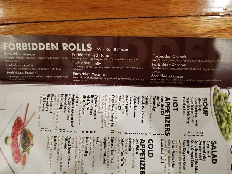 Hana - New York, NY menu_pic