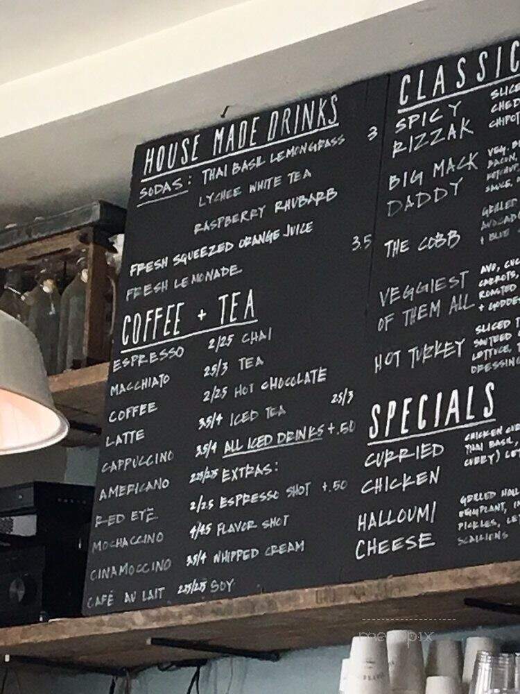 Tiny's Giant Sandwich Shop - New York, NY menu_pic