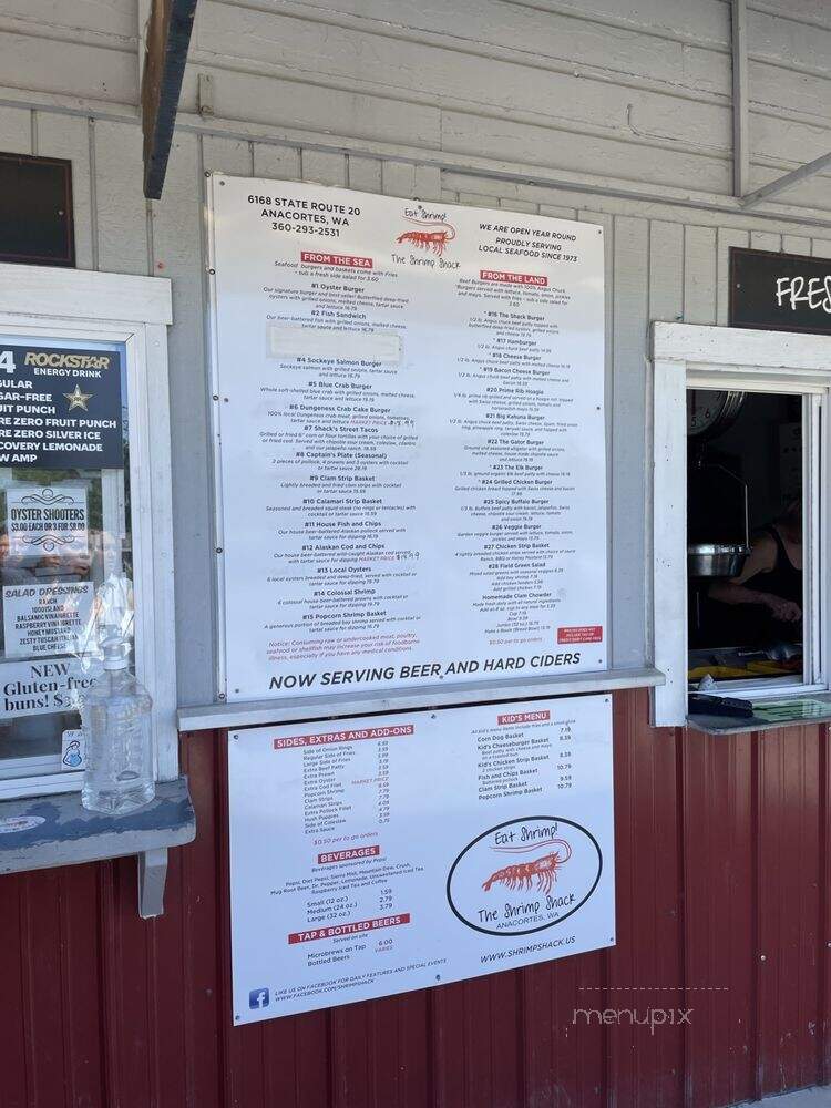 Sweet D's Shrimp Shack - Anacortes, WA menu_pic