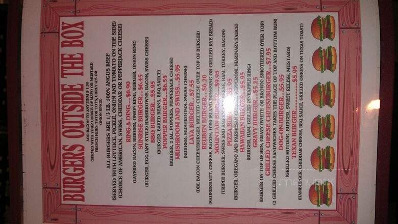 Coopers Cafe - Anderson, MO menu_pic