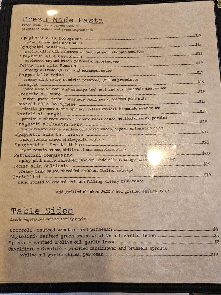 La Tavolata - Artesia, CA menu_pic