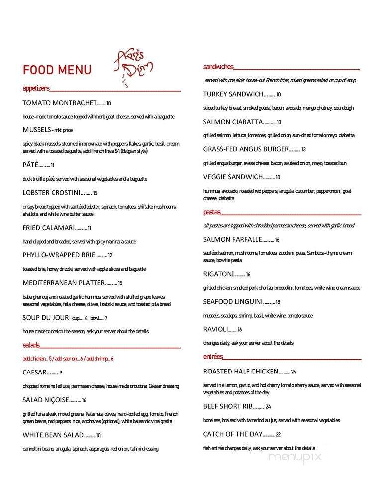 Apres Diem - Atlanta, GA menu_pic