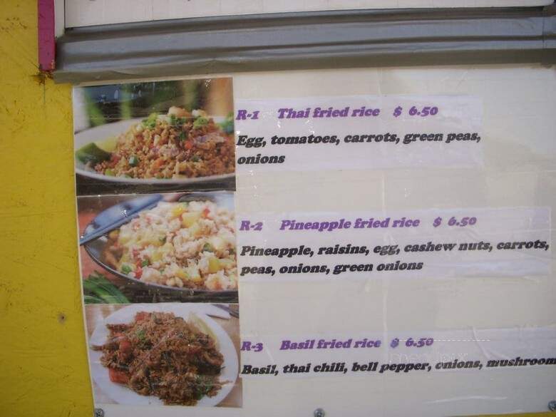 Little Thai Food Austin - Austin, TX menu_pic