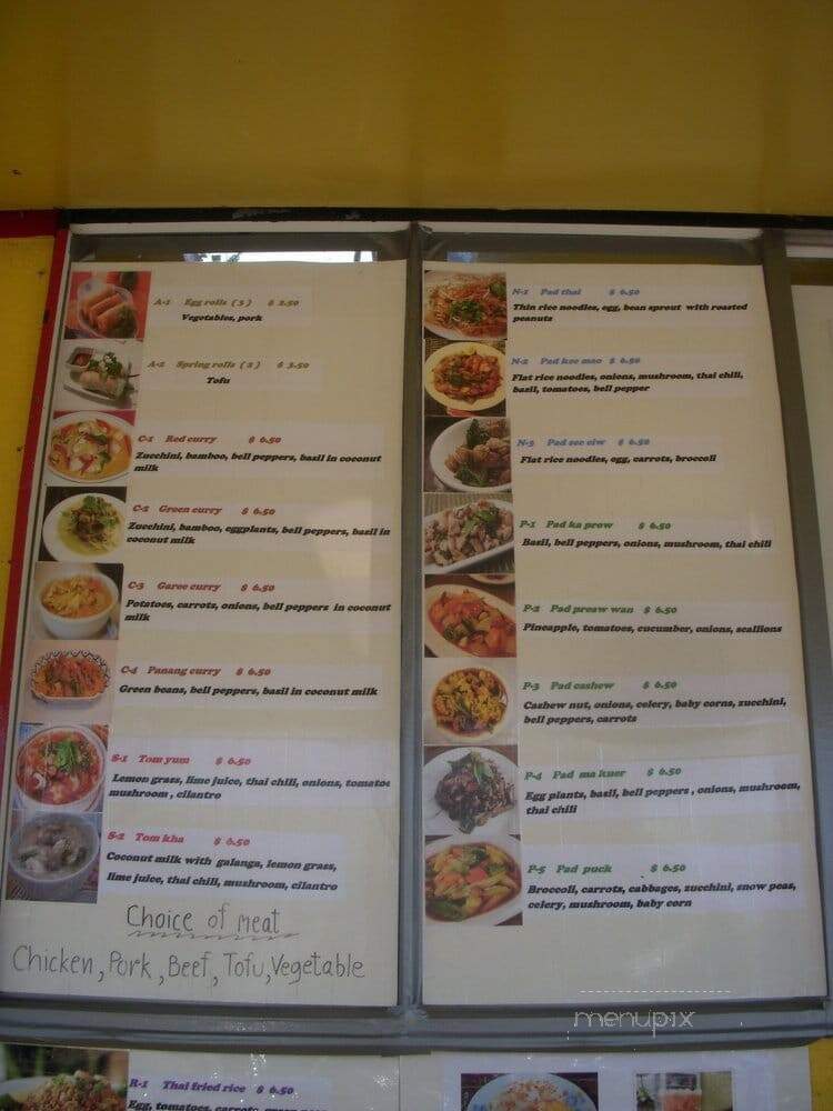 Little Thai Food Austin - Austin, TX menu_pic
