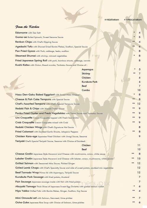 Itadaki Boston - Boston, MA menu_pic
