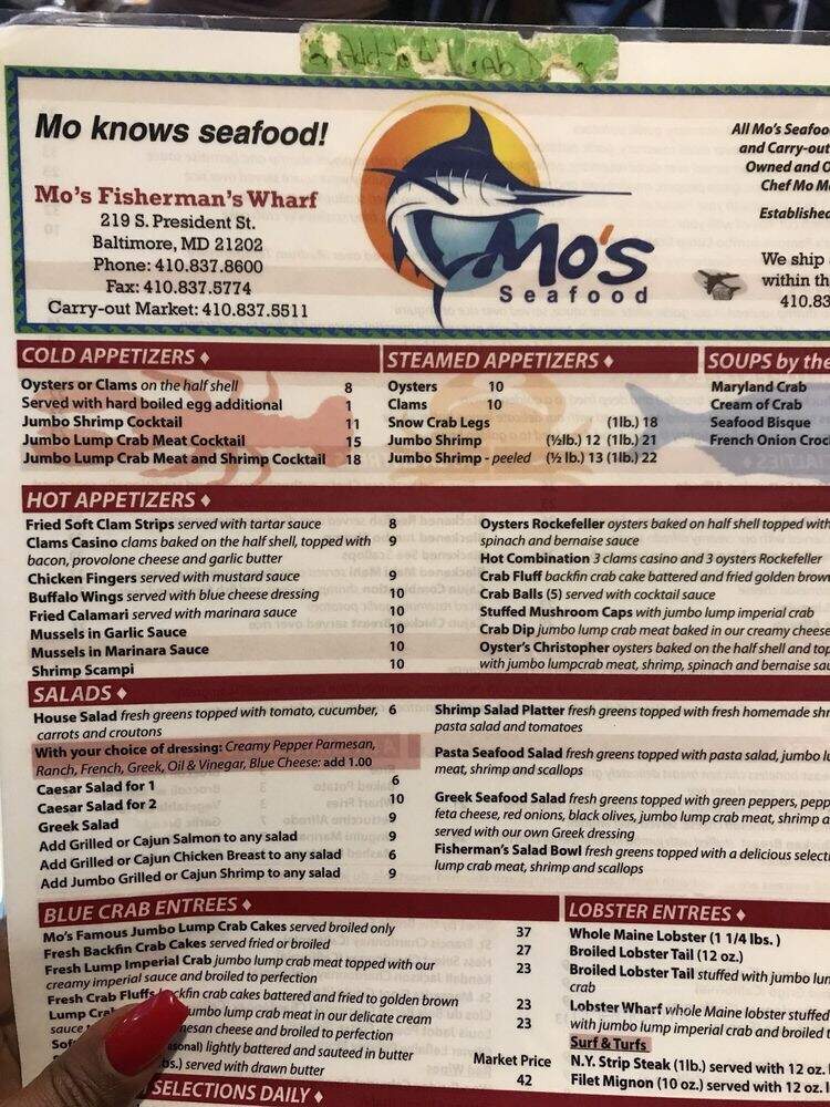 Mo's Seafood - Baltimore, MD