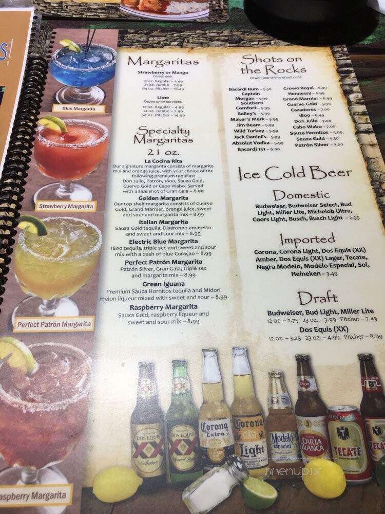 La Cocina Mexicana II - Battle Creek, MI menu_pic