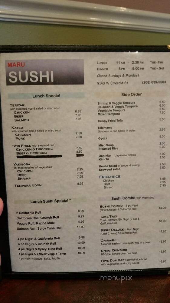 Maru Sushi - Boise, ID