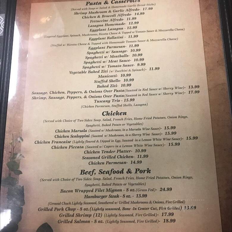the Tuscany Grille - Burlington, NC