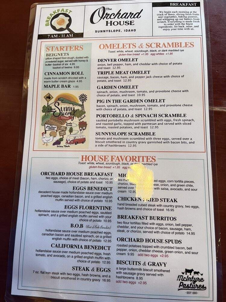 The Orchard House Restaurant - Caldwell, ID