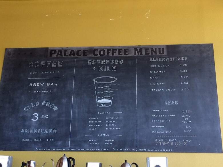 Palace Coffee Company - Canyon, TX menu_pic